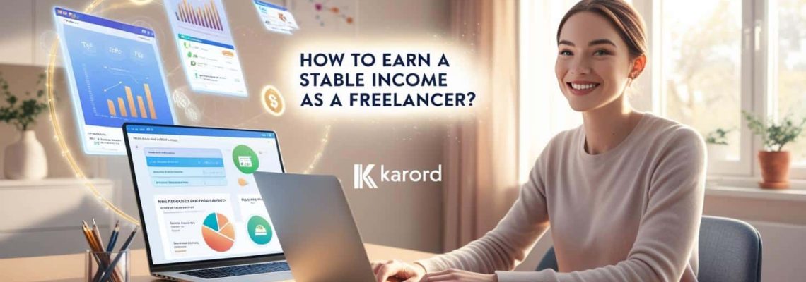 چگونه به‌عنوان فریلنسر درآمد ثابت داشته باشیم؟ راهنمای جامع برای کسب درآمد پایدار