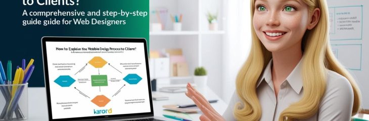 چگونه فرایند طراحی سایت را برای مشتریان توضیح دهیم؟ راهنمای جامع و قدم‌به‌قدم برای طراحان وب