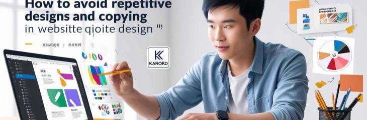 چگونه در طراحی سایت از طراحی تکراری و کپی‌کاری پرهیز کنیم؟