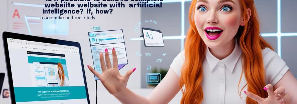 آیا می‌شود با هوش مصنوعی سایت کامل ساخت؟ اگر بله، چطور؟بررسی علمی و واقعی