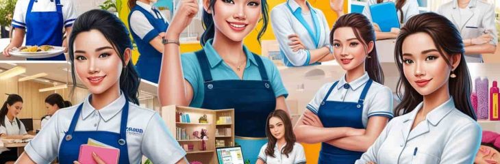 20 مورد از شغل‌های محبوب دختران و خانم‌ها در تایلند